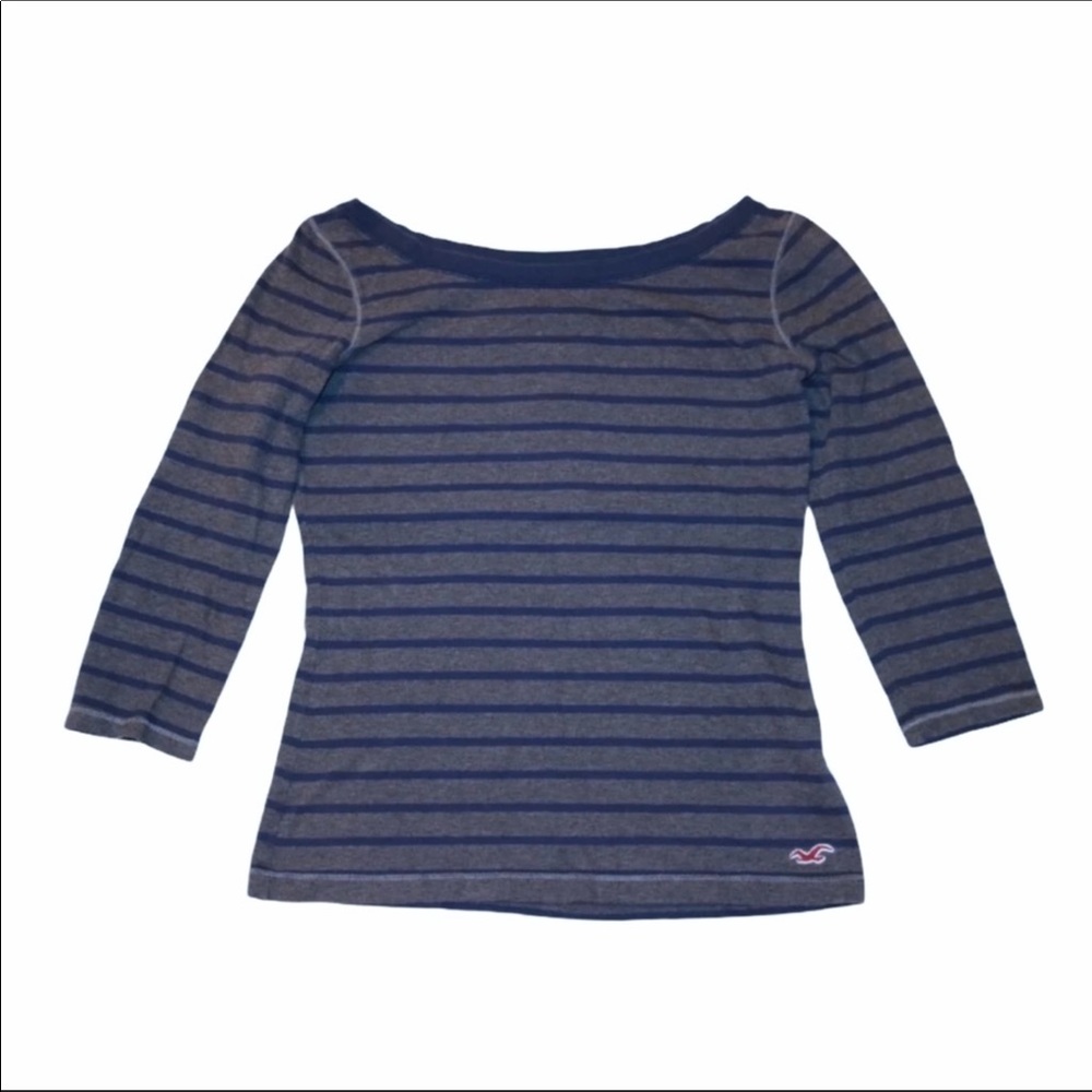 Hollister Co. 3/4 sleeve striped shirt (Size S)